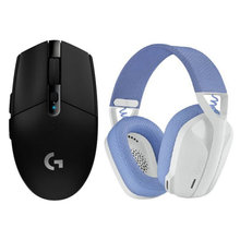[이득패키지] 게이밍마우스G304[블랙]+게이밍헤드셋 G435 [화이트]
