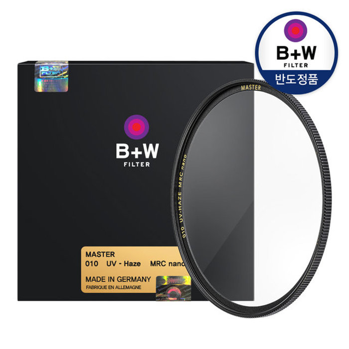 슈나이더 본사공식 B+W 010 UV nano 62mm MRC MASTER 카메라 렌즈 필터