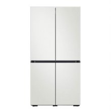 [본체+도어포함] 비스포크 냉장고 4도어 프리스탠딩 RF85B9002AP (875L, 코타화이트)