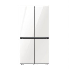 비스포크 냉장고 4도어 키친핏 RF60B91U2AP (615L, 글램화이트)