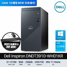 Dell 인스피론 3910 데스크탑  DNDT3910-WH01KR[i3-12100/8GB/256GB/Win11]