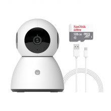 스마트 IOT 홈카메라 Pro[2K QHD 300만화소][회전형홈카메라+128GB