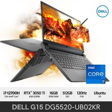 G Series G15-DG5520-UB02KR 노트북 인텔 12세대 i7 16GB 512GB Ubuntu Linux
