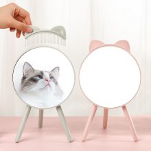 [해외직구] 미스터댕댕 강아지 고양이 반려동물 펫테리어 앙증 거울 빗