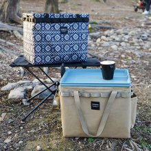 [해외직구] 캠핑용 접이식 보온보냉 가방 대용량 피크닉 바구니