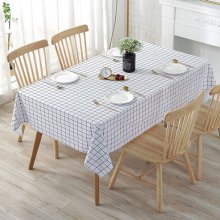 PVC식탁보 체크무늬 테이블매트 테이블 식탁매트