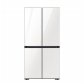 [글램화이트 완성형] 비스포크 냉장고 4도어 키친핏 RF60A91D135 (615L, 글램화이트)