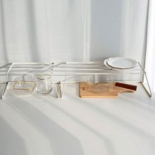 그릇 접시 정리대 선반 주방 공간활용 인테리어효과