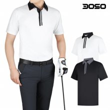 [삼공오공]골프웨어 남성 여름 히든 투톤배색 골프티셔츠/LMHE