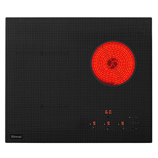 3구 스탠딩 하이브리드 전기레인지_HYF3200N [ 150mm / 유로케라 글라스 / 대화구 구성 / 잠금기능 ]