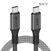 스카이 비트 USB4 240W 40Gbps 썬더볼트 케이블 1.2M
