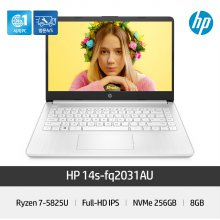 HP 슬림노트북 14s-fq2031AU [r7 5825U/DDR4 8GB/256GB ]