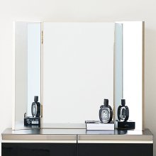 미러 3면 접이식 거울 800 현관 벽걸이 인테리어 화장대 사각 은경