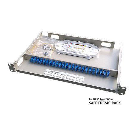 SAFE-FDF24C-RACK FDF 1U 24CORE 광 분배함 19인치