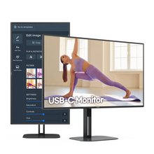 알파스캔 AOC U27V5 4K UHD USB-C 프리싱크 높낮이 무결점