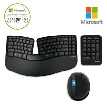 [ Microsoft 코리아 ] 스컬프트 에고노믹 무선키보드+마우스