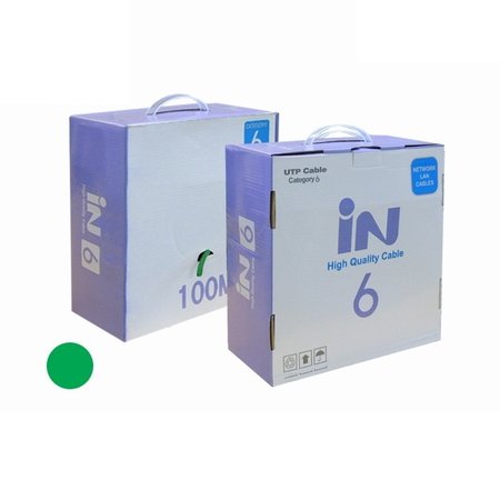 인네트워크 IN-6UTP100GN CAT.6 UTP 100M 녹색 (BOX)