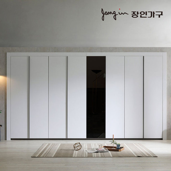 장인가구 비밀특가 단테 모던 미러 붙박이장 300cm