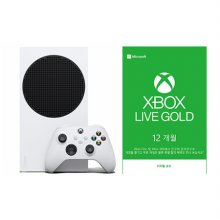 XBOX 시리즈S + 라이브 골드 12개월 이용권 Xbox Digital Code