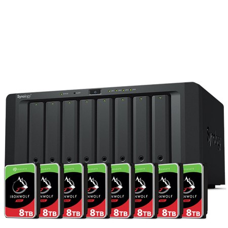 [공식총판] DS1821+[64TB] 씨게이트 아이언울프 8TB * 8ea 