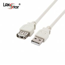 LanStar USB 2.0 A형 연장 케이블 0.15M