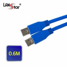 랜스타(LanStar) USB 3.0 A-A형 케이블 0.6M