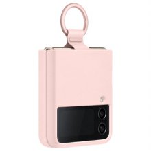 삼성전자 정품 갤럭시 Z플립4 실리콘 커버 케이스 with 링 핑크