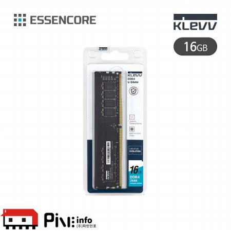 에센코어 KLEVV 16G PC4-21300 CL19 DDR4 파인인포
