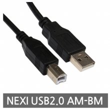 NEXI USB 2.0 (AM-BM) 케이블 0.6M NX7