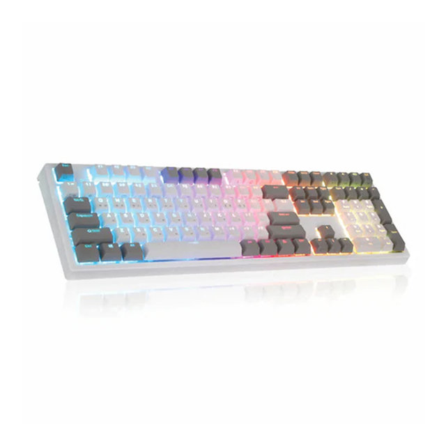 콕스 엠프리스 RGB PBT 완전방수 무접점 키보드 화이트 색상 50g