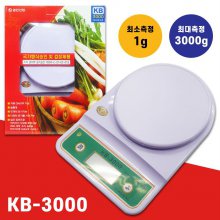 경인 디지털 전자저울(KB-3000) 주방 계량저울 베이킹