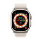 애플워치 울트라 49mm Cellular 티타늄 케이스 스타라이트 알파인 루프 S