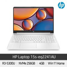 HP 15s-eq2241AU 노트북 R3-5300U/4GB/SSD256GBNVMe/15.6/IPS/window10 Home