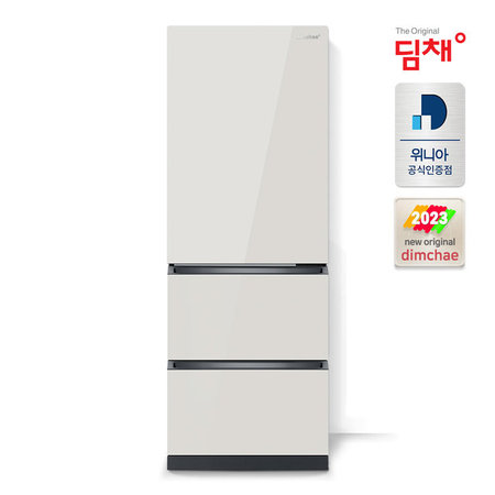 김치냉장고 3도어 스탠드형 EDT33HBPIET (330L, 샤인 베이지)
