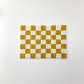 체스 루프 면 매트 45X65 옐로우