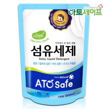 아토세이프 유아 액체 세탁세제 리필형 1.3L 1개