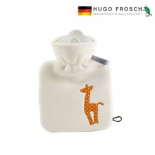 독일 휴고프로쉬 보온물주머니 핫팩 어린이용 테디 양털형 기린 0.6L