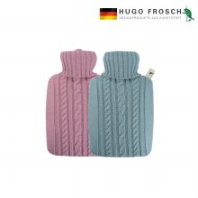독일 휴고프로쉬 보온물주머니 핫팩 클래식 니트 커버 파스텔 1.8L
