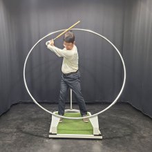 [프로스윙플레인] 골프 스윙궤도 연습기 (골프레슨기구)