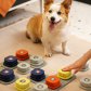 [해외직구] 미스터댕댕 강아지 말하는 버튼 녹음 훈련 간식 벨 장난감 번역기 2개세트
