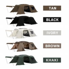 [코베아] 네스트W 탄 블랙 브라운 카키 아이보리 - 4인용 패밀리 텐트