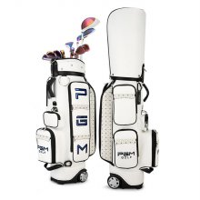 [해외직구] PGM 여성용 PU 방수 휠 바퀴형 골프백 단품 (QB036) 후드커버 포함