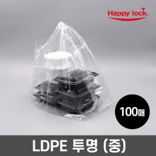 NEW 배달 비닐봉투-LDPE투명(중)_100매