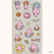 BT21 홀로그램 스티커 [해피플라워]- 쿠키(COOKY)[BT21]