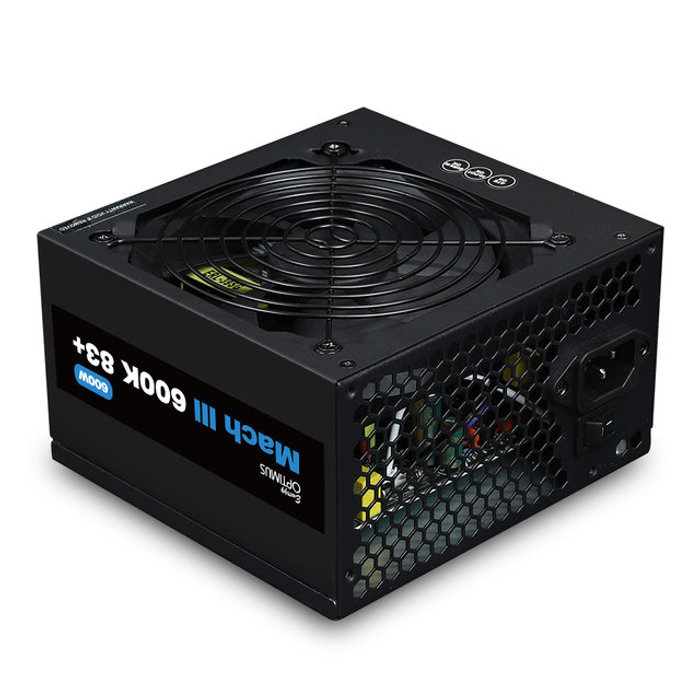 벌크 에너지옵티머스 MACH III 600K 83+ 600W 컴퓨터 파워 파워서