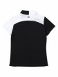 변형에리 터틀 여성 반팔 티셔츠  [BLACK]
