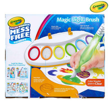 [해외직구] Crayola 컬러 원더 매직 라이트 브러시 메스 프리 물감 공작 세트