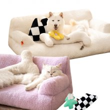 [해외직구] 미스터댕댕 강아지 고양이 넓은 쇼파 매트 애견 방석 침대 포토존