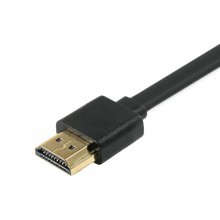 컴스 CT184 슬림 플랫 HDMI 케이블 블랙 (v1.4/1.5m)