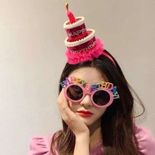 생일 케이크 머리띠 시즌3 해피벌스데이 모자 파티[갓샵]